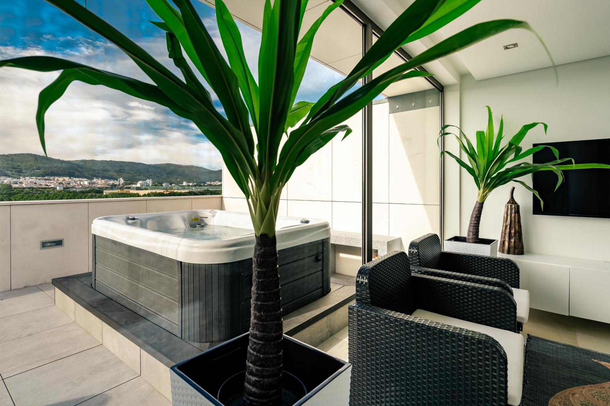 River Town View- Terraço com Jacuzzi Privado e Vista Rio Viana do Castelo Extérieur photo